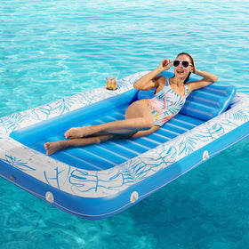 Jasonwell premium vinyl raft offers durability and easy cleaning.