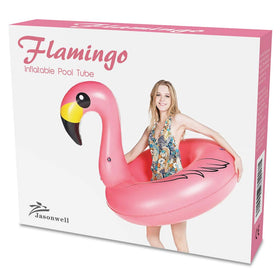 Jasonwell flamingo float with quick setup for spontaneous pool moments