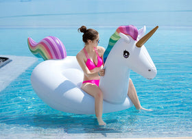Thick raft-grade material of Jasonwell unicorn float for durability