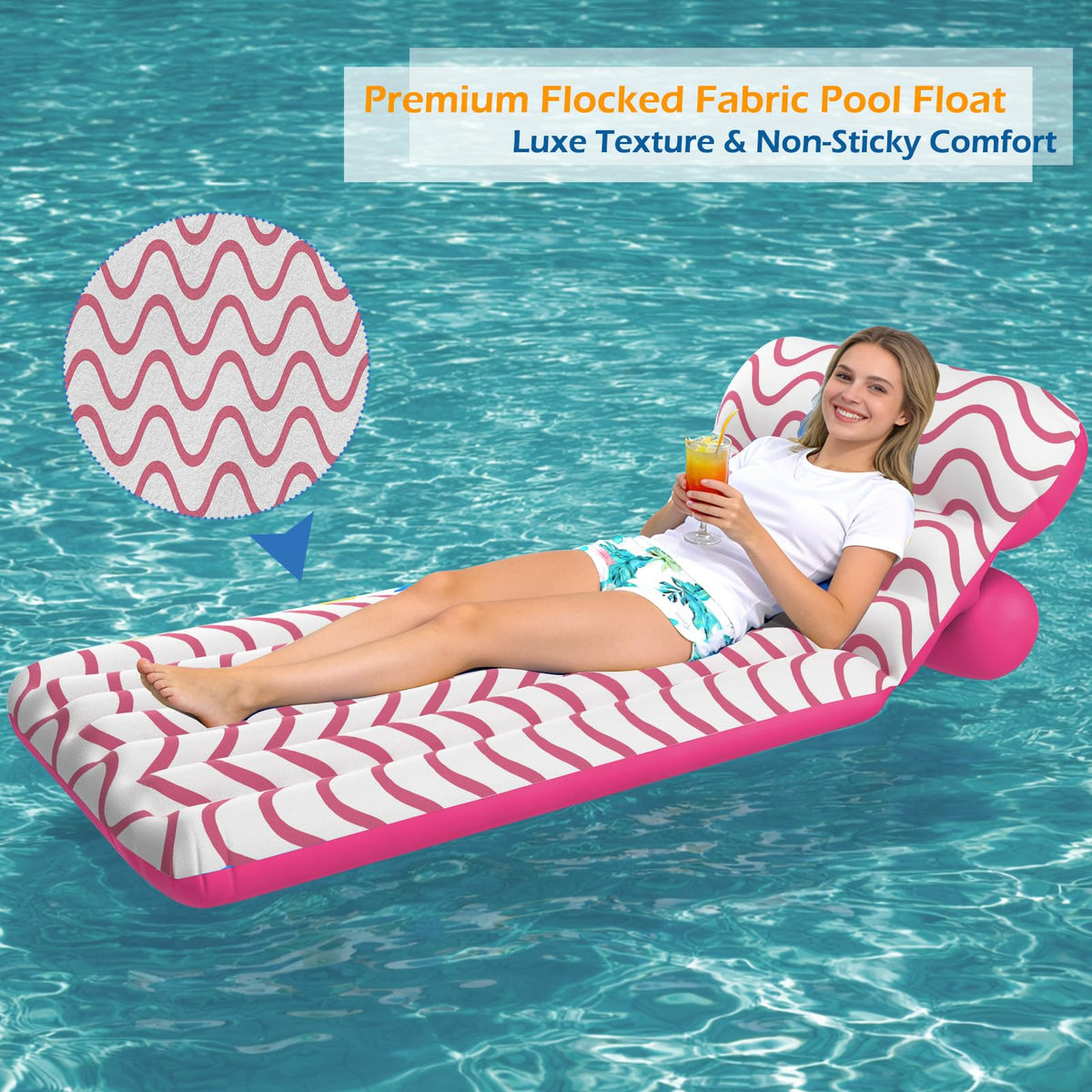 Jasonwell vibrant, rich design becomes noticeable when wet for stylish lounging.