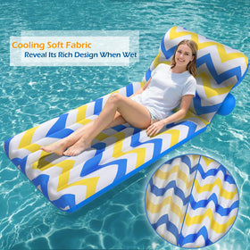 Jasonwell vibrant design reveals details when wet for stylish poolside moments.