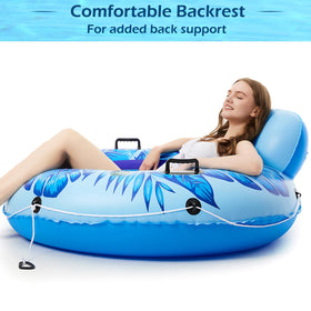 Jasonwell river float with 2 cup holders keeps drinks within reach
