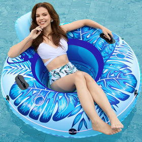 Jasonwell river tube supports 300 plus pounds for versatile use