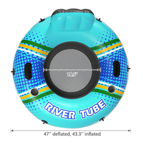 Jasonwell river tube supports up to 300 pounds for adults.