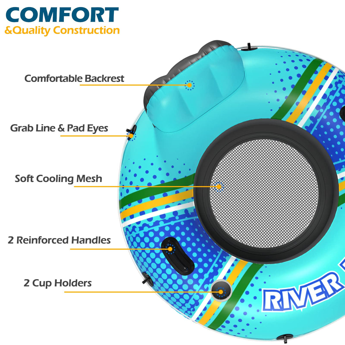 Jasonwell heavy-duty vinyl with reinforced seams withstands frequent use.