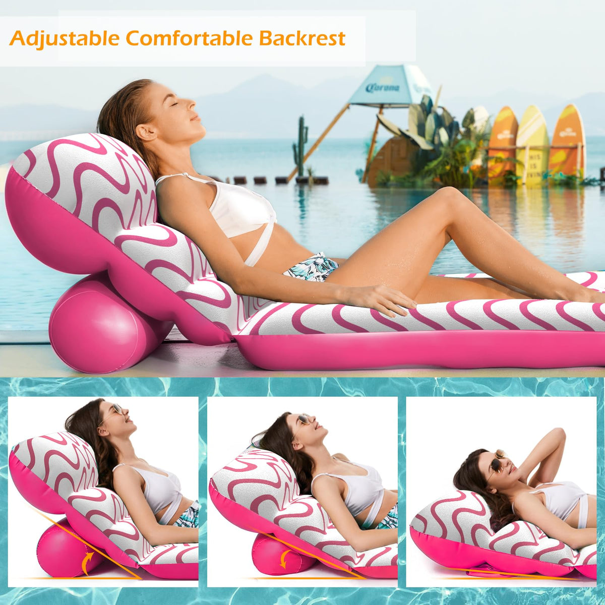 Jasonwell soft flocked fabric surface stays cool and non-sticky when wet.