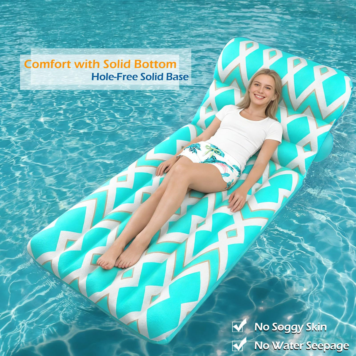 Jasonwell solid base prevents water seepage for dry, comfortable skin