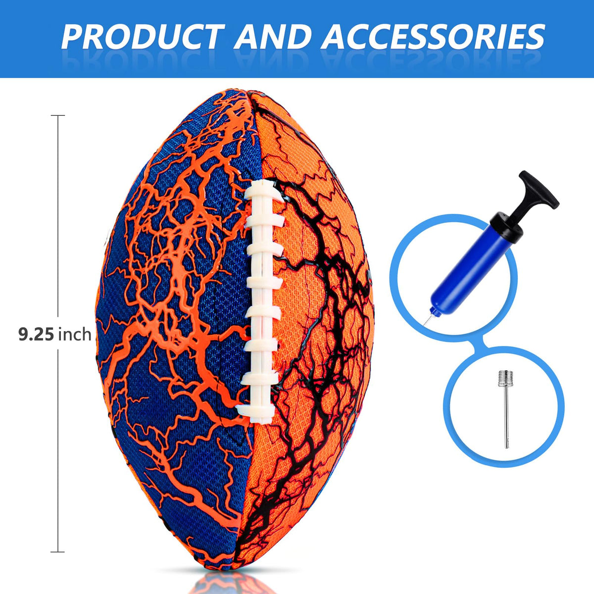 Jasonwell strong grip football ready for tossing in water