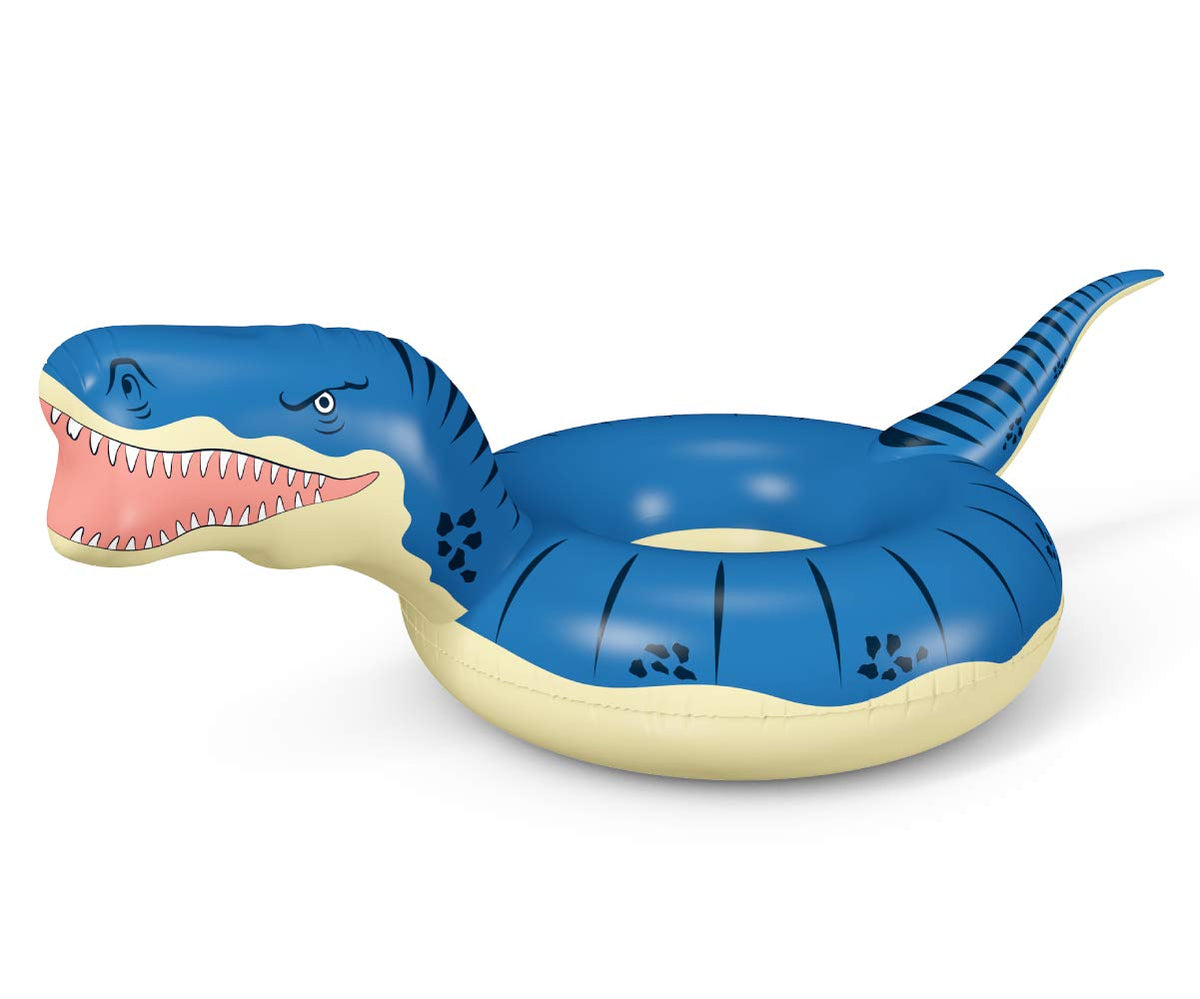 Jasonwell T-Rex pool float made from UV-resistant raft-grade material.