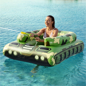 Jasonwell tank pool float with water cannon for epic pool battles