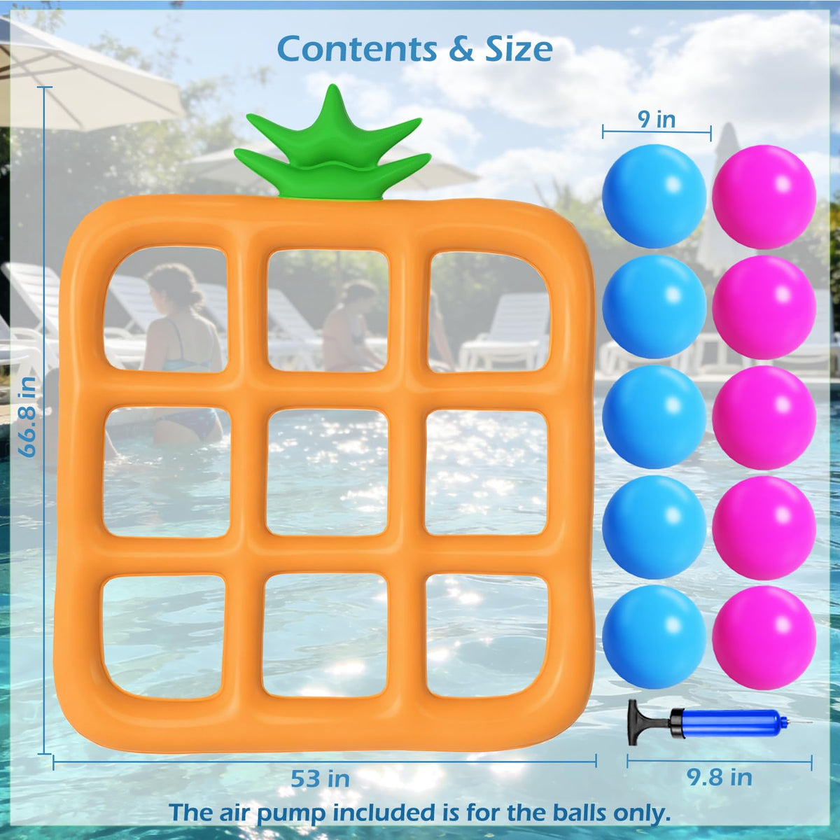 Jasonwell tic-tac-toe on the beach setup for outdoor fun