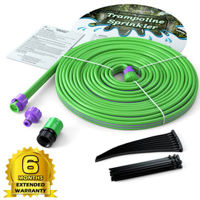 Jasonwell trampoline sprinkler easy install with zip ties saves setup time