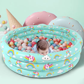 Jasonwell unicorn baby pool doubles as a ball pit or soft play mat.