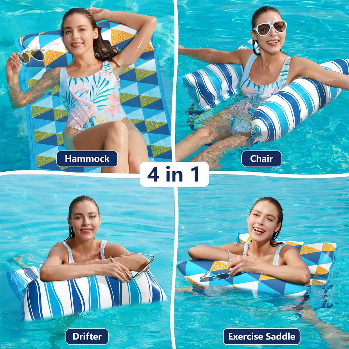 Jasonwell four-in-one design provides versatile seating and floating rest