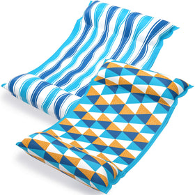 Jasonwell Water Hammock 2-pack used in pool for relaxing lounging