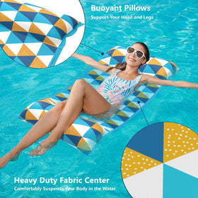 Jasonwell soft fabric pillow adds comfort while sunning on water