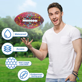 Jasonwell waterproof football highlighting durable bladder for all-weather play.