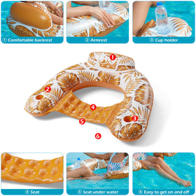 Jasonwell XL pool float for outdoor parties and lake days.