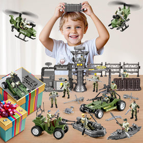 JASSKKBO army men figures for poseable action and storytelling.