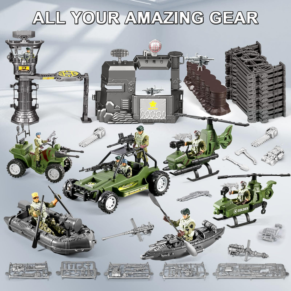 JASSKKBO military truck with detailed cab for realistic battlefield setups.
