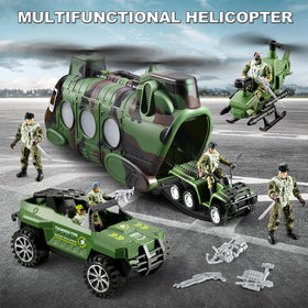 JASSKKBO military motorcycle toy for action-packed pretend play and balance