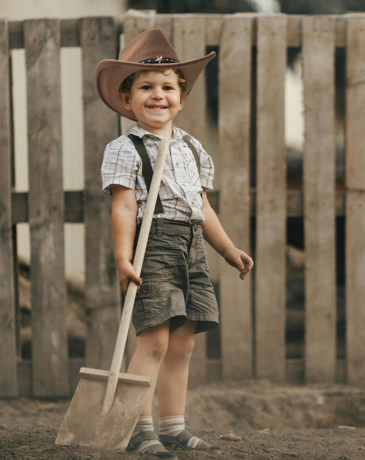 Jastore kids wide-brim western hat adjustable drawstring ensures comfy fit for 4–12 years