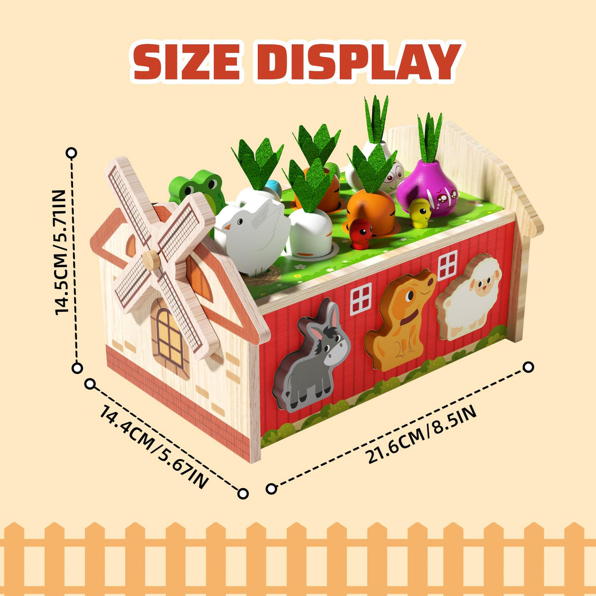 JAUNTY compact toy is easy to move and setup anywhere.