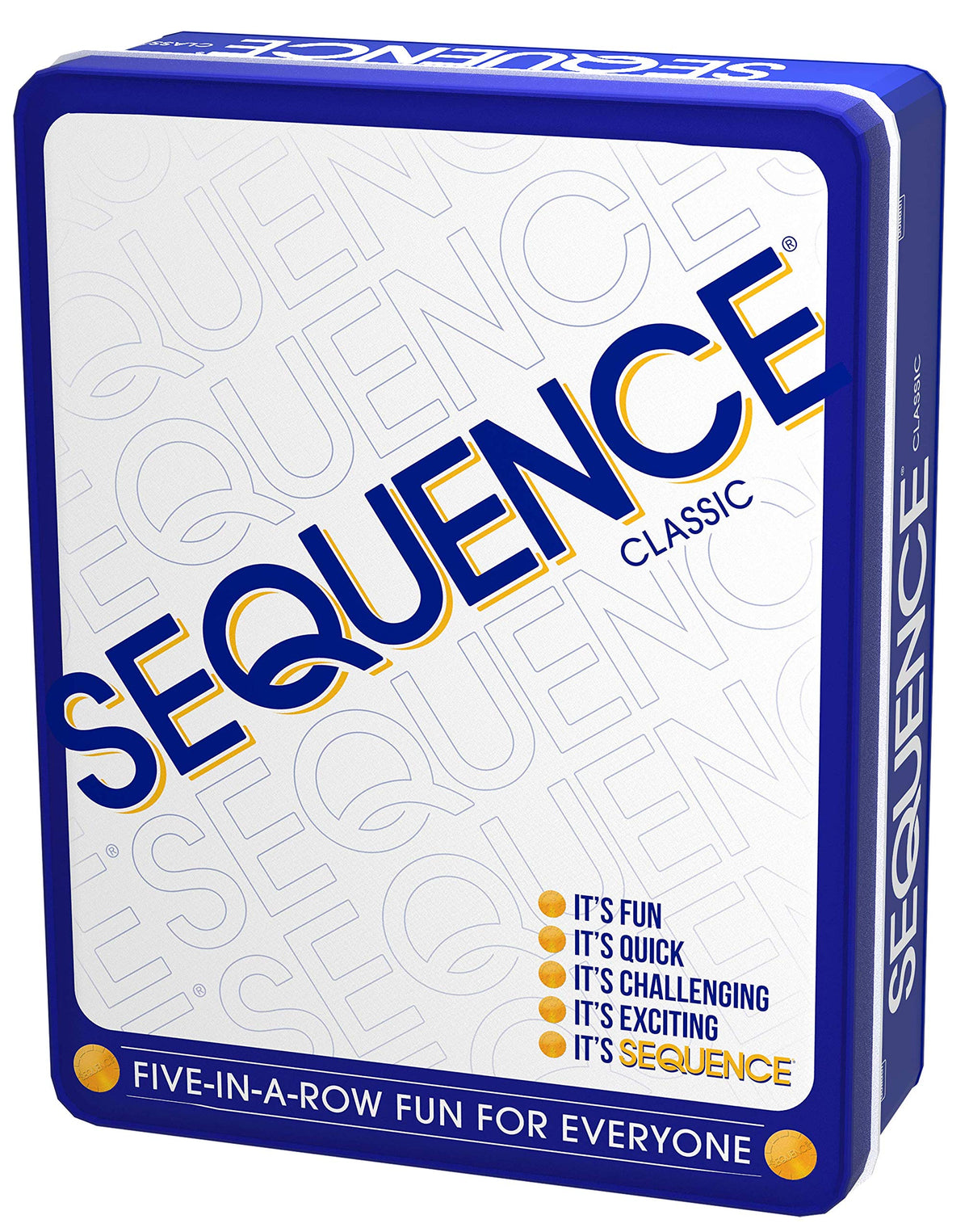Jax Sequence in a Tin chips laid on the board for instant scoring.