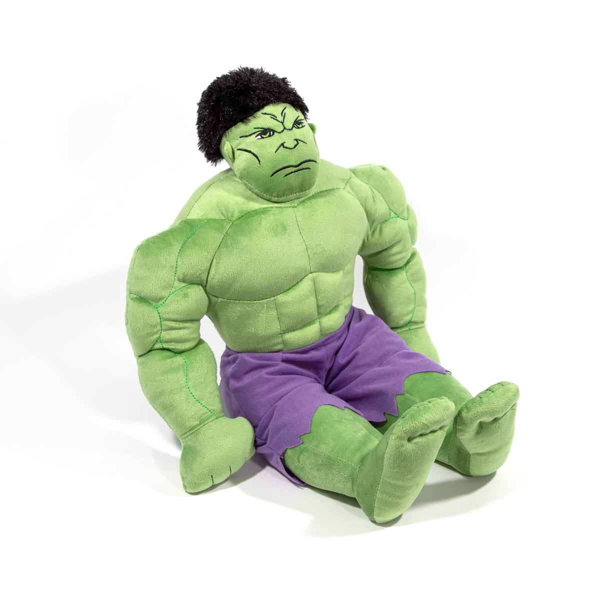 Jay Franco Avengers Hulk Pillow Buddy soft microfiber fabric for cuddling.