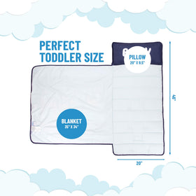 Jay Franco Bluey nap mat blanket provides cozy warmth anywhere