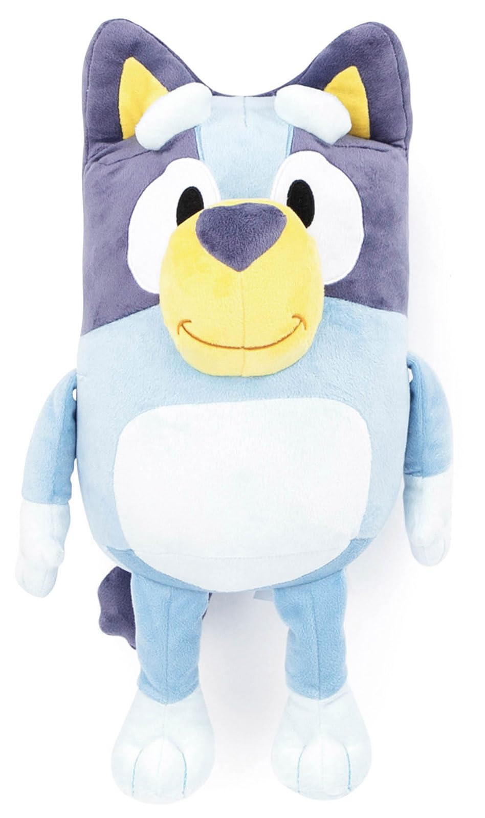 Jay Franco Bluey Pillow Buddy 19in face cuddle companion for kids bedtime