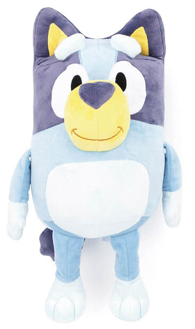 Jay Franco Bluey Pillow Buddy 19in face cuddle companion for kids bedtime