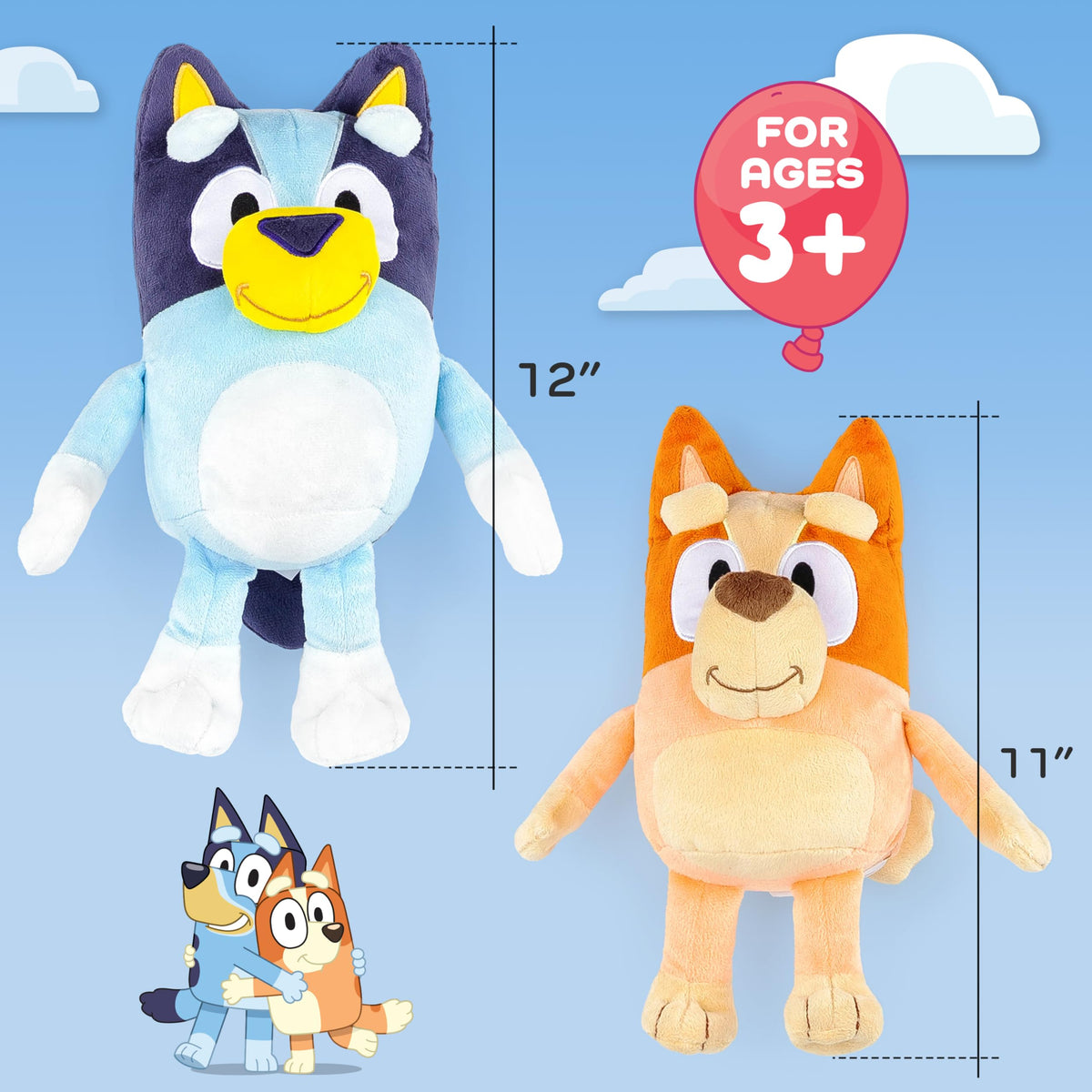 Close-up of Jay Franco Bluey & Bingo plush fabric showing soft inviting texture