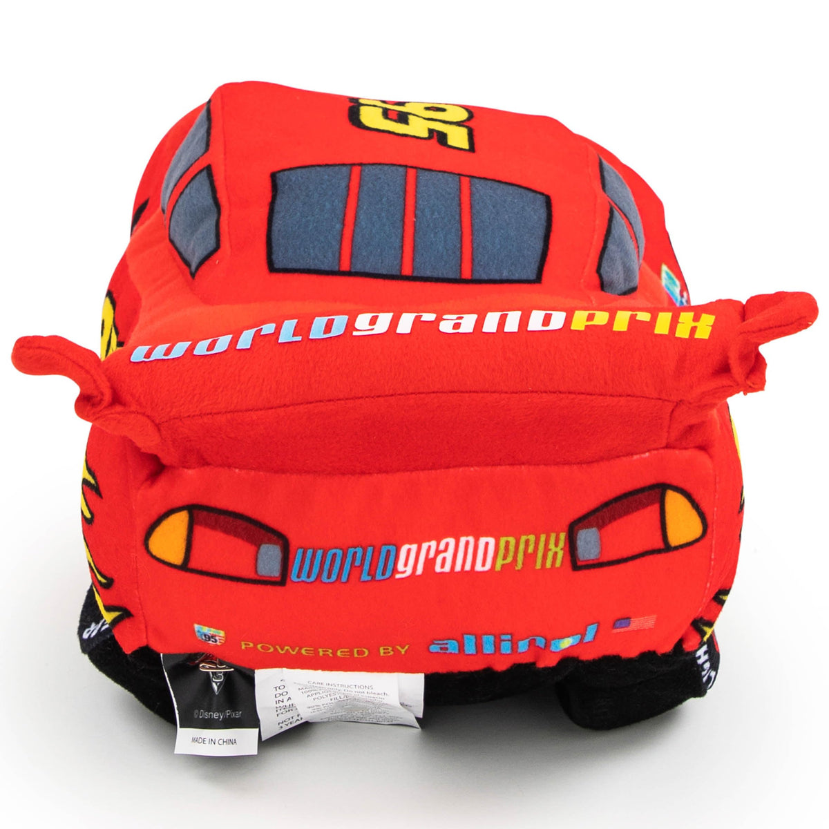 Jay Franco Cars plush uses soft polyester microfiber for lasting comfort during naptime.