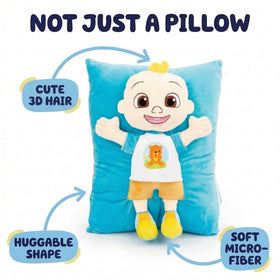 Jay Franco CoComelon collection pillow supports coordinated bedding and accessories.