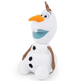 Disney Frozen Olaf close-up pillow buddy showing soft microfiber texture