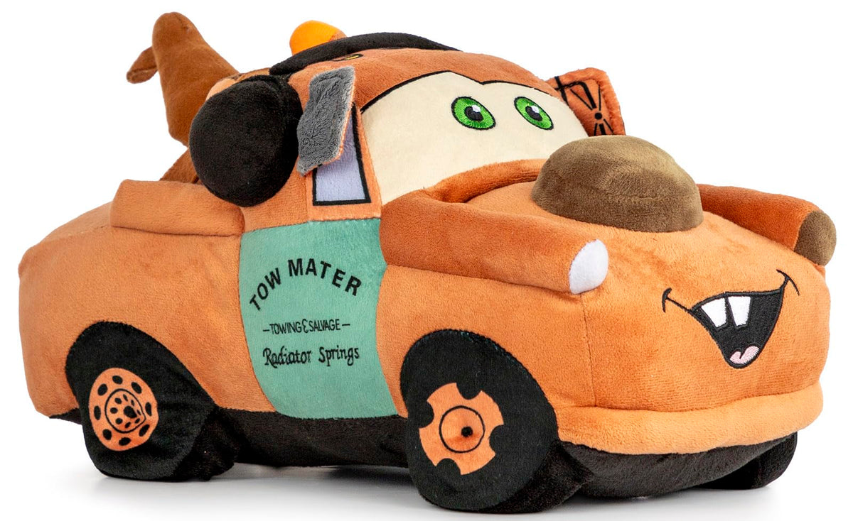 Jay Franco Cars Tow Mater plush pillow buddy for cozy bedtime comfort.