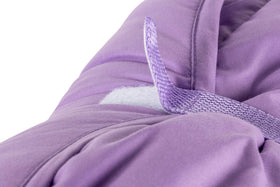 Jay Franco Disney Princess nap mat fabric close-up; durable polyester designed for easy washing.