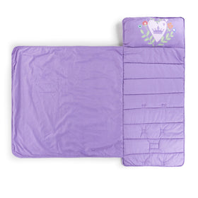 Jay Franco Disney Princess nap mat surface view; compact 46x20 inch size for small spaces.