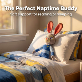 Durable, machine-washable Judy Hopps plush for easy cleaning