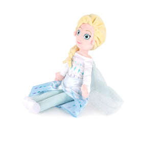 Ultra-soft microfiber fabric close-up on Elsa plush by Jay Franco