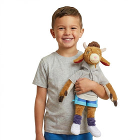 Jay Franco GOAT Pillow Buddy front view showcasing licensed design for cozy play.