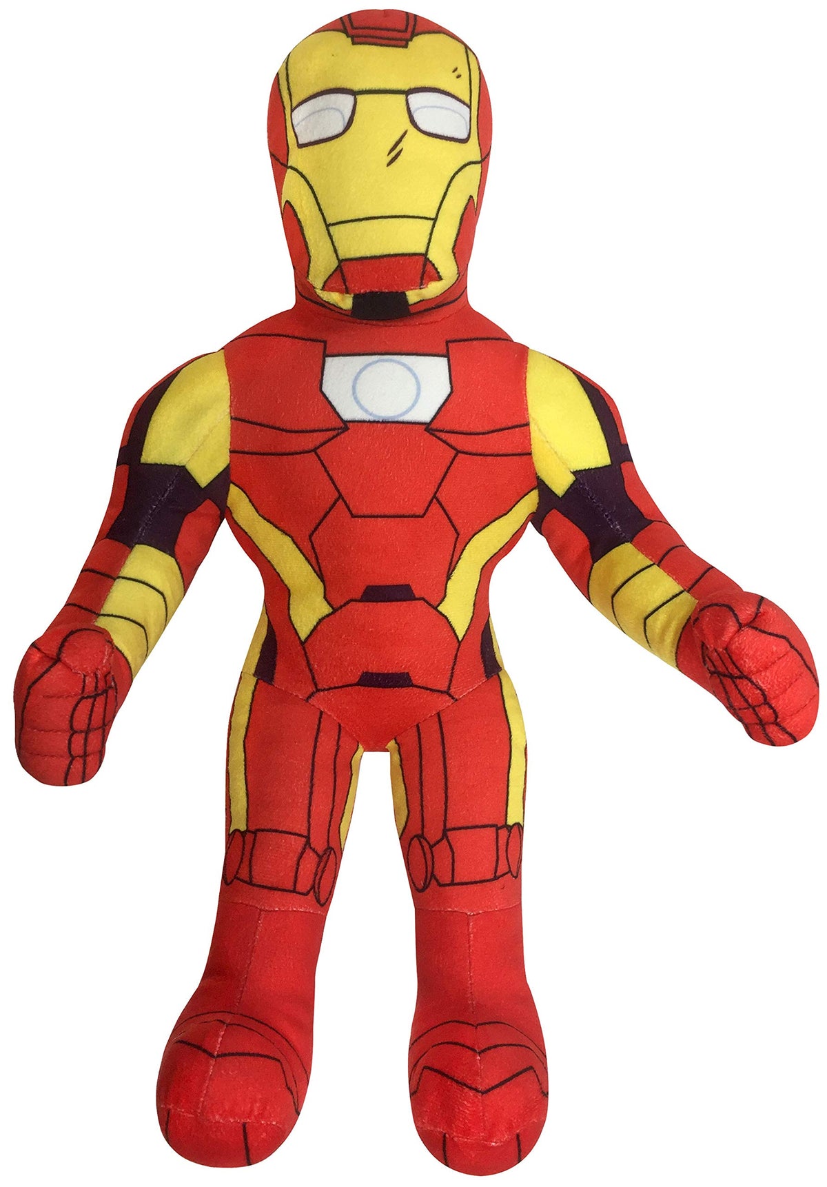 Jay Franco Marvel Iron Man pillow buddy front view for cozy naps and play.
