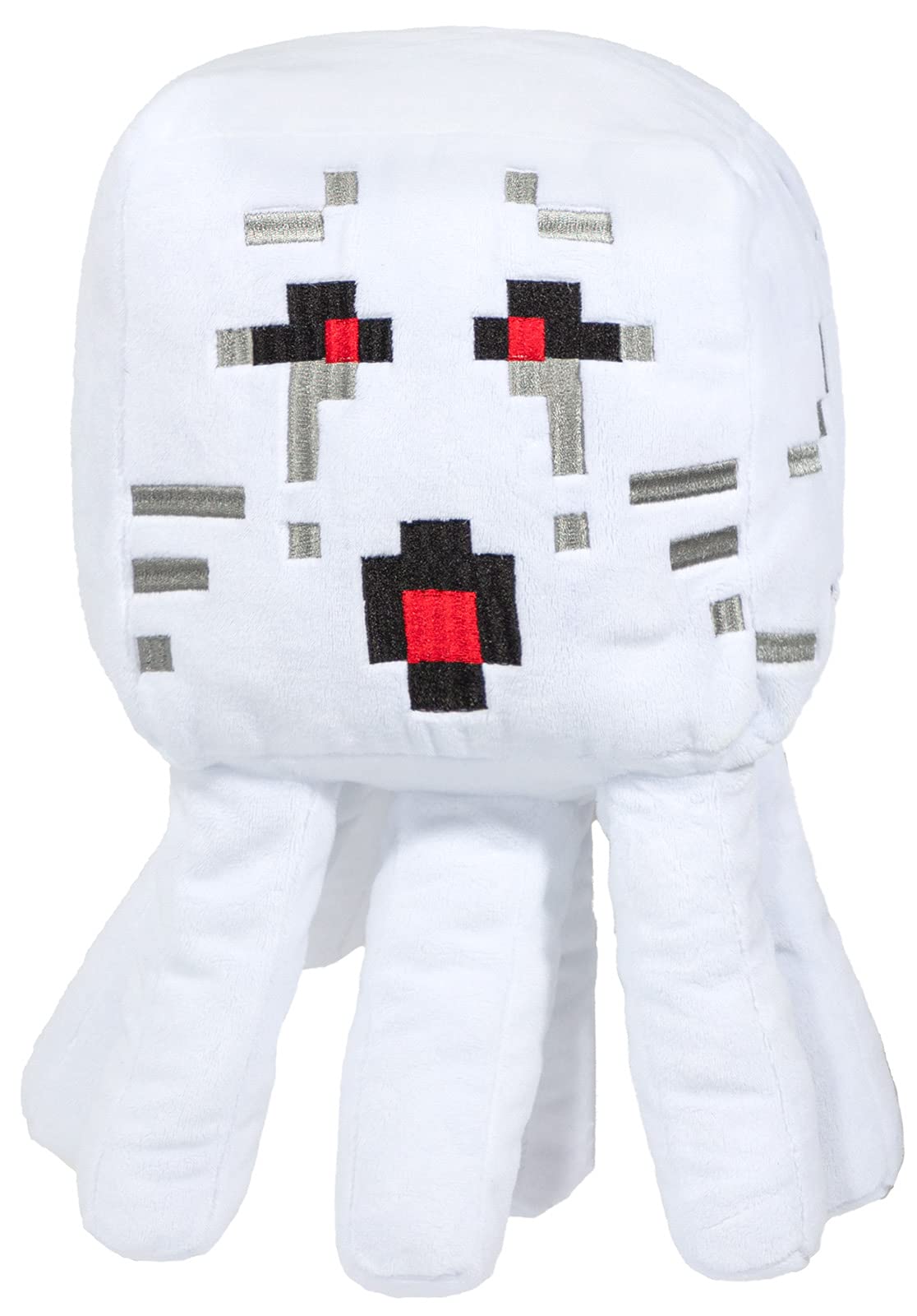 Jay Franco Minecraft Ghast plush pillow buddy, 15-inch cuddle partner for bedtime and travel.