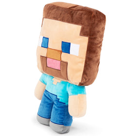 Jay Franco Minecraft Steve plush pillow buddy hug-size for kids.