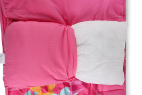Jay Franco Minnie Mouse nap mat name tag visible for easy personalization.
