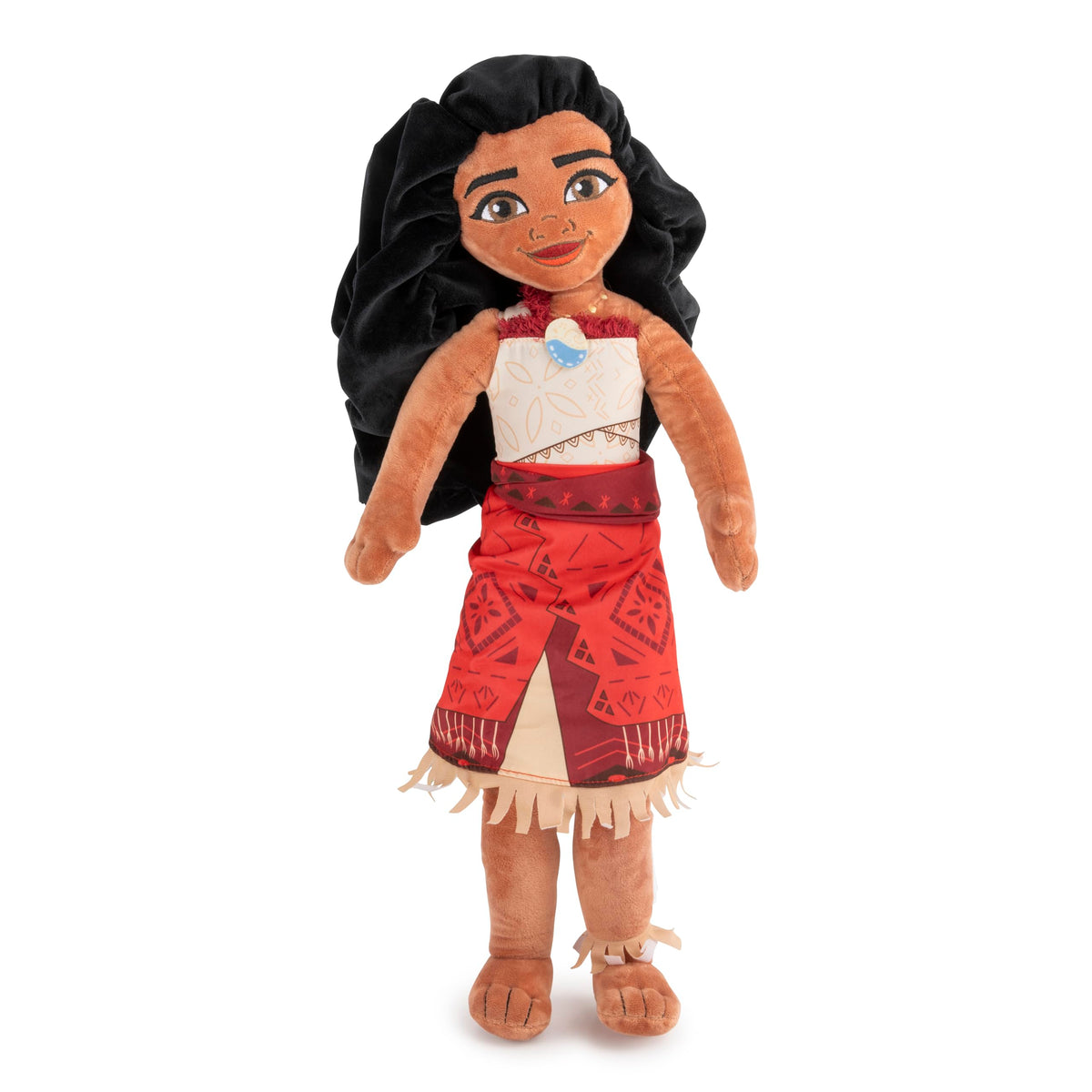 Jay Franco Moana plush pillow buddy closeup highlights ultra-soft fabric for cozy hugs.
