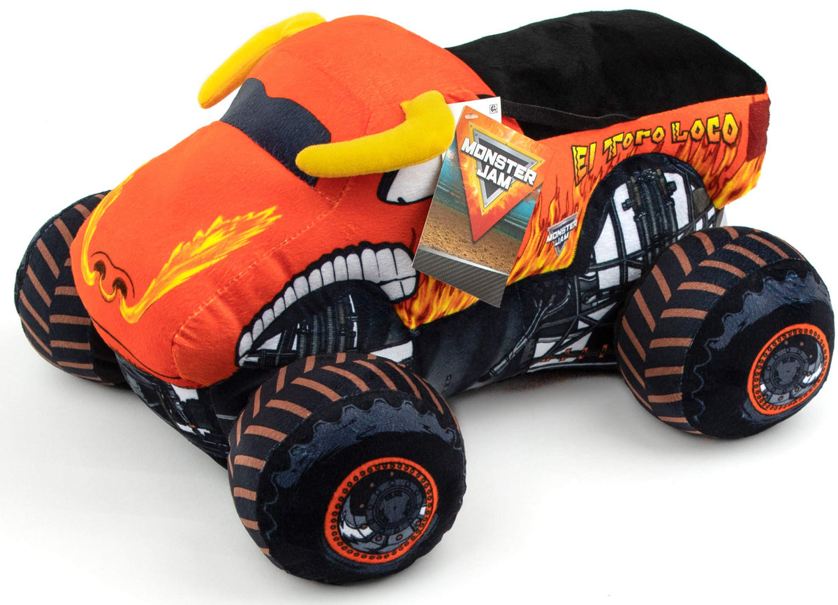 Jay Franco Monster Jam El Toro Loco pillow buddy durable for many washes