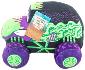 Jay Franco Monster Jam Grave Digger travel pillow buddy, compact and comfy for car rides