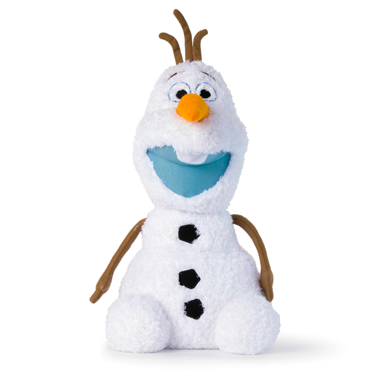 Jay Franco Olaf weighted pillow buddy in a bedroom scene for playful decor.